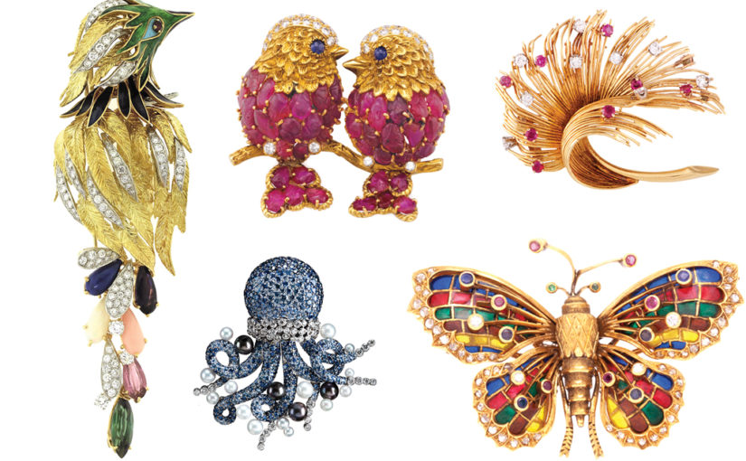 ഡിസൈനർ ക്യൂട്ടി ബ്രോച്ച്