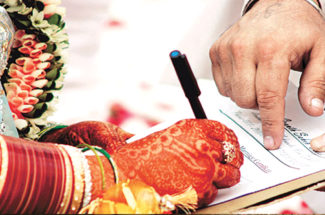 marriage registration