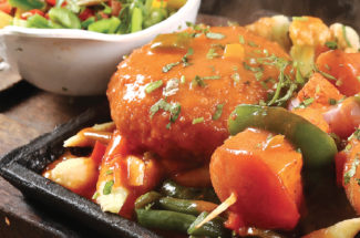 cheese cutlet sizzler