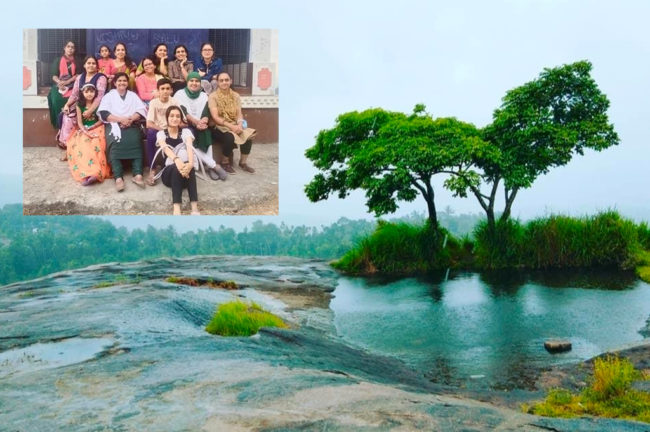 മയിലാടിപ്പാറയിലെ സായാഹ്ന സൂര്യൻ